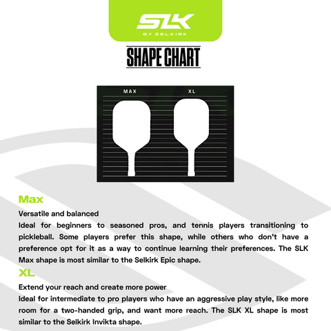 SLK Fury Elite-High Performance - Max Pickleball Paddle