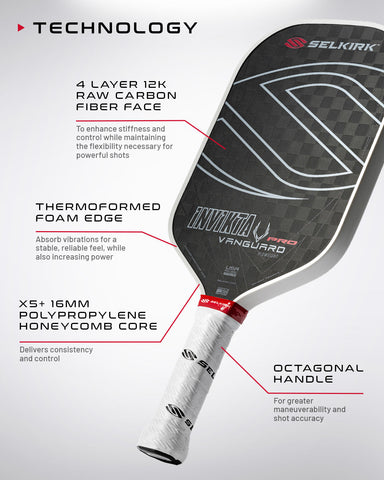 Selkirk VANGUARD Pro Epic Pickleball Paddle
